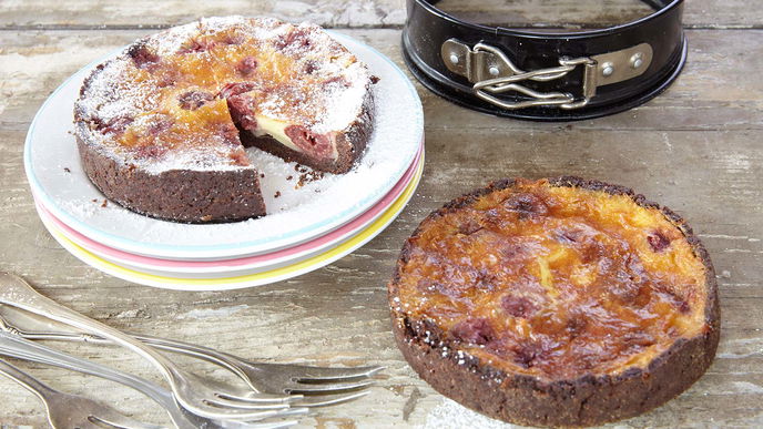 Rezept für Mini-Schoko-Kirsch-Kuchen