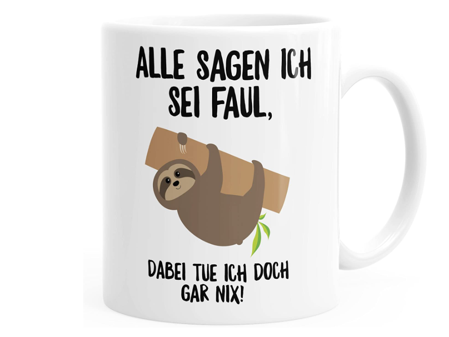 Faultier Tasse