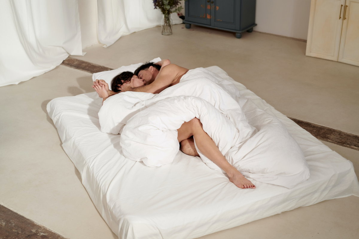 Paar im Bett