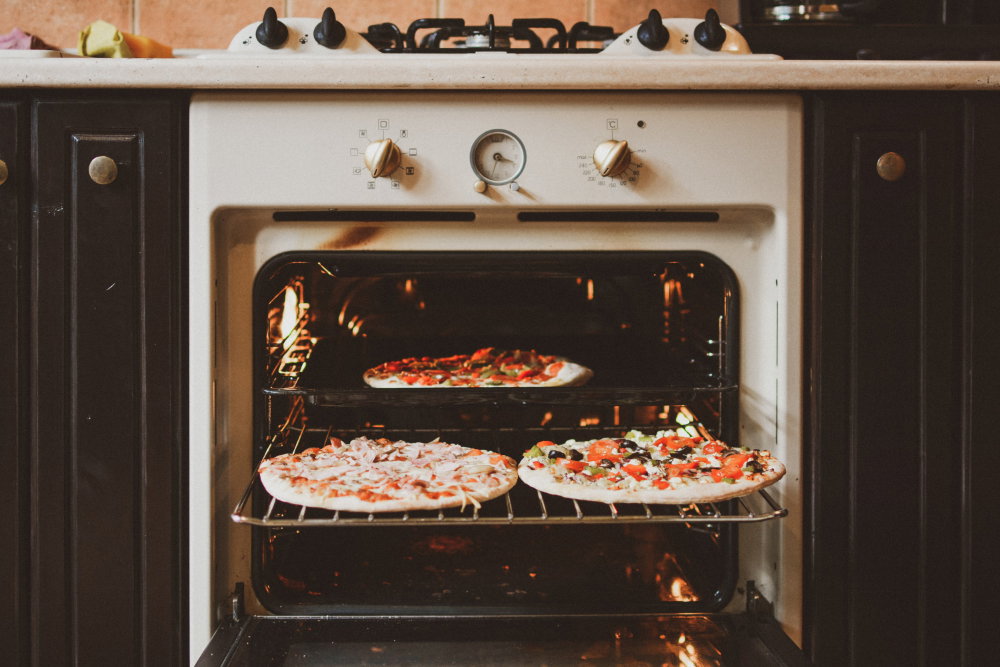 Pizza im Backofen