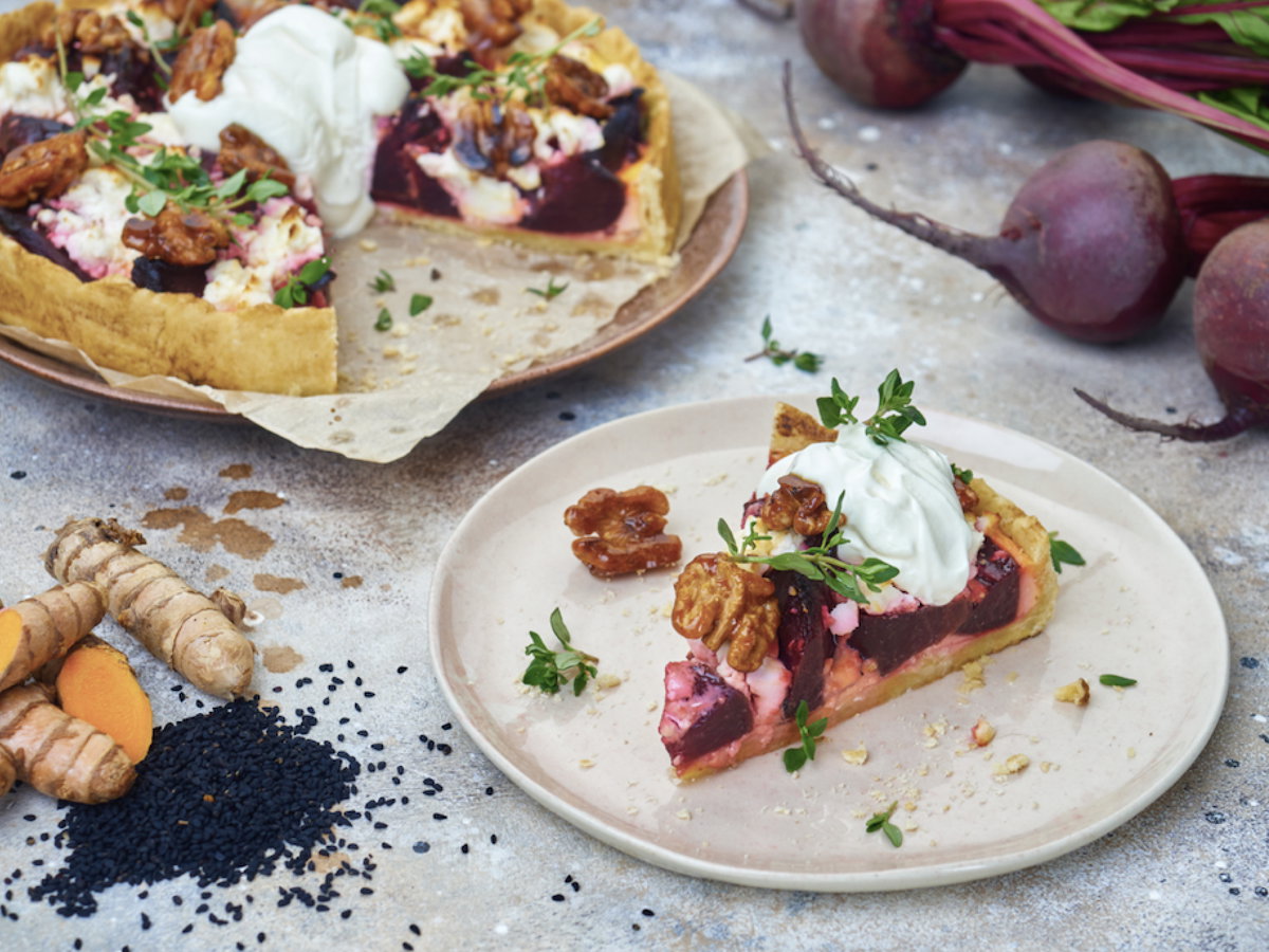 Rote-Beete-Quiche
