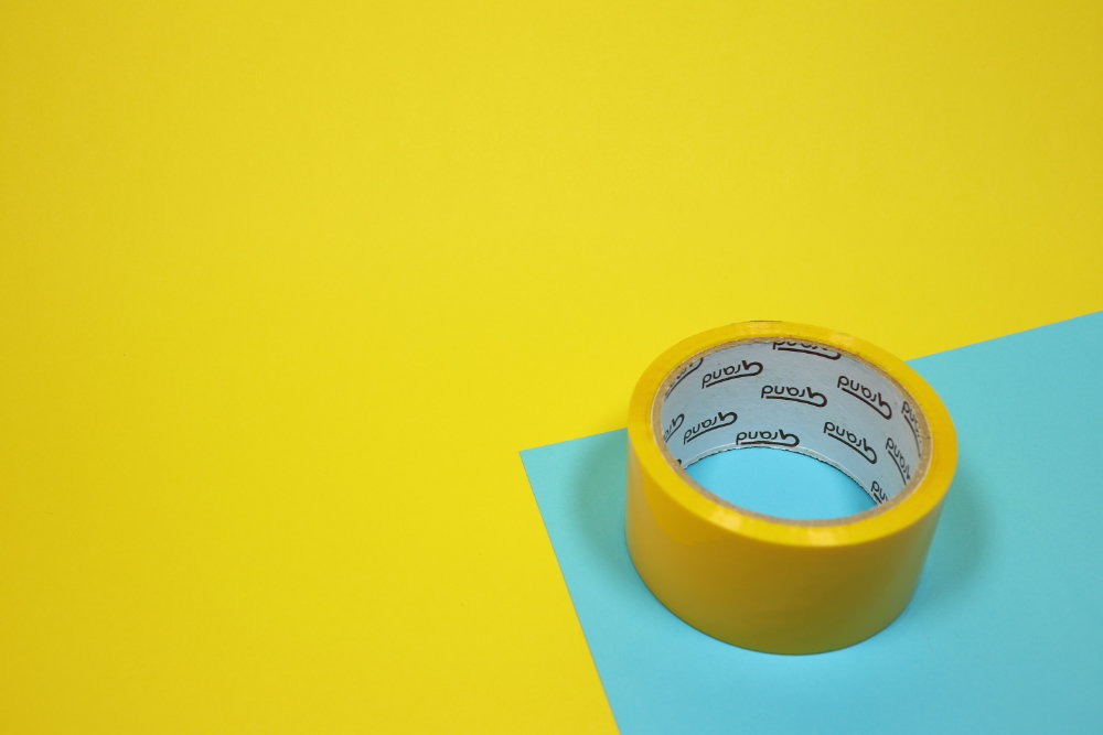 Gelbes Panzertape
