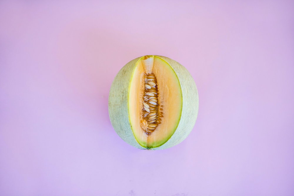 Aufgeschnittene Melone