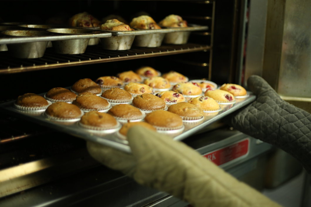 Muffins aus dem Ofen