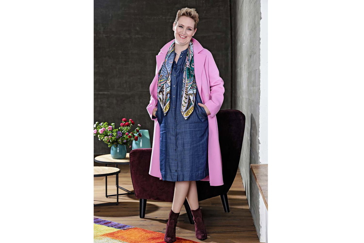 Bianca in Ihrem 1. Vorher-Nachher-Outfit