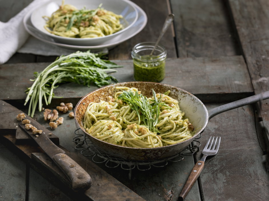 Linguine mit Walnuss-Pesto