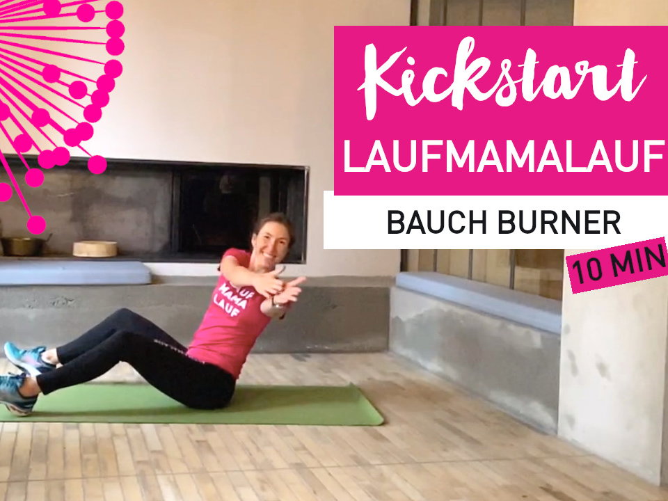 LAUFMAMALAUF: Frau beim Workout