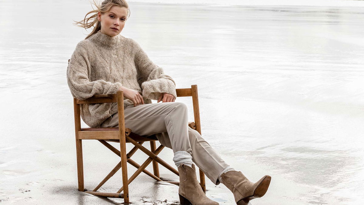 Strickanleitung: Pullover mit feinem Flechtwerk