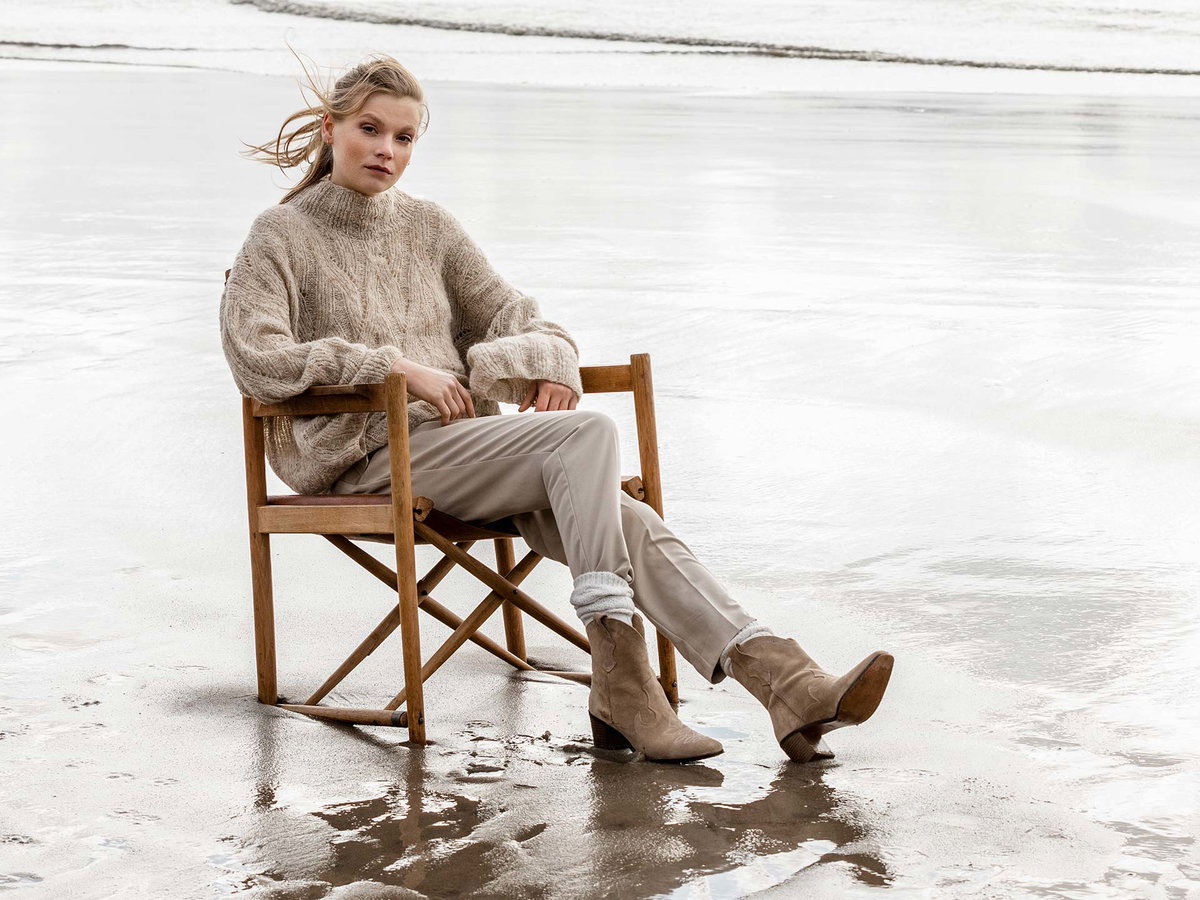 Strickanleitung: Pullover mit feinem Flechtwerk