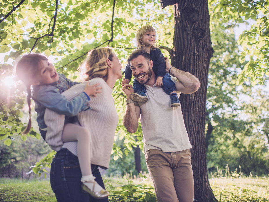 Glückliche Familie