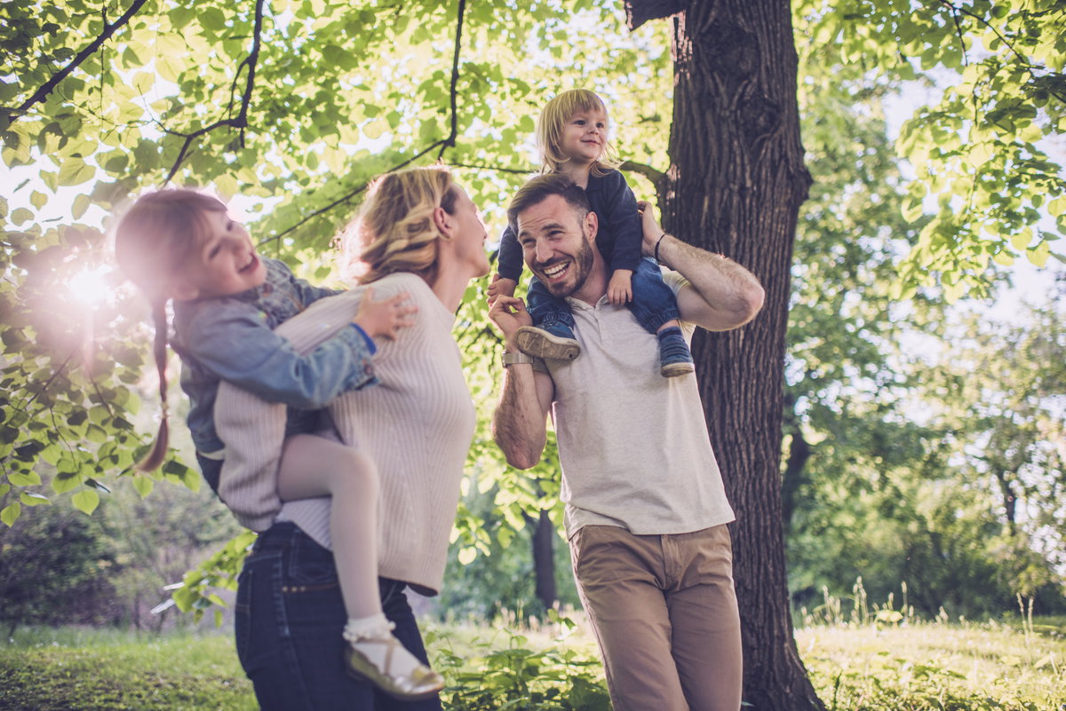 Glückliche Familie