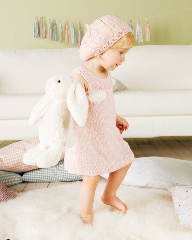 Kinderkleid mit Mütze