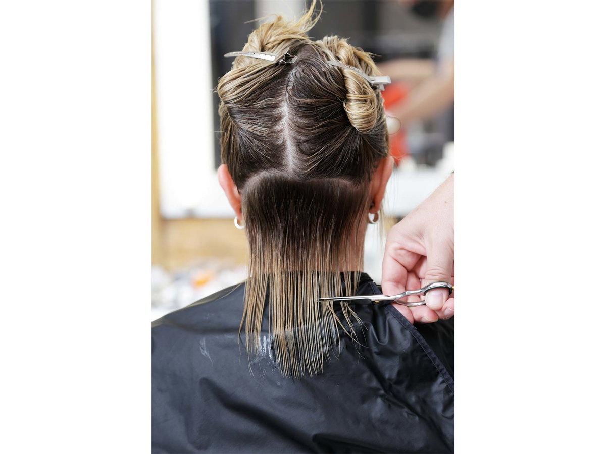 Umstyling Daniela Haare schneiden