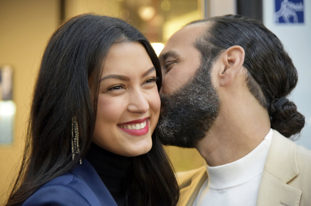 Rebecca Mir und Massimo Sinató