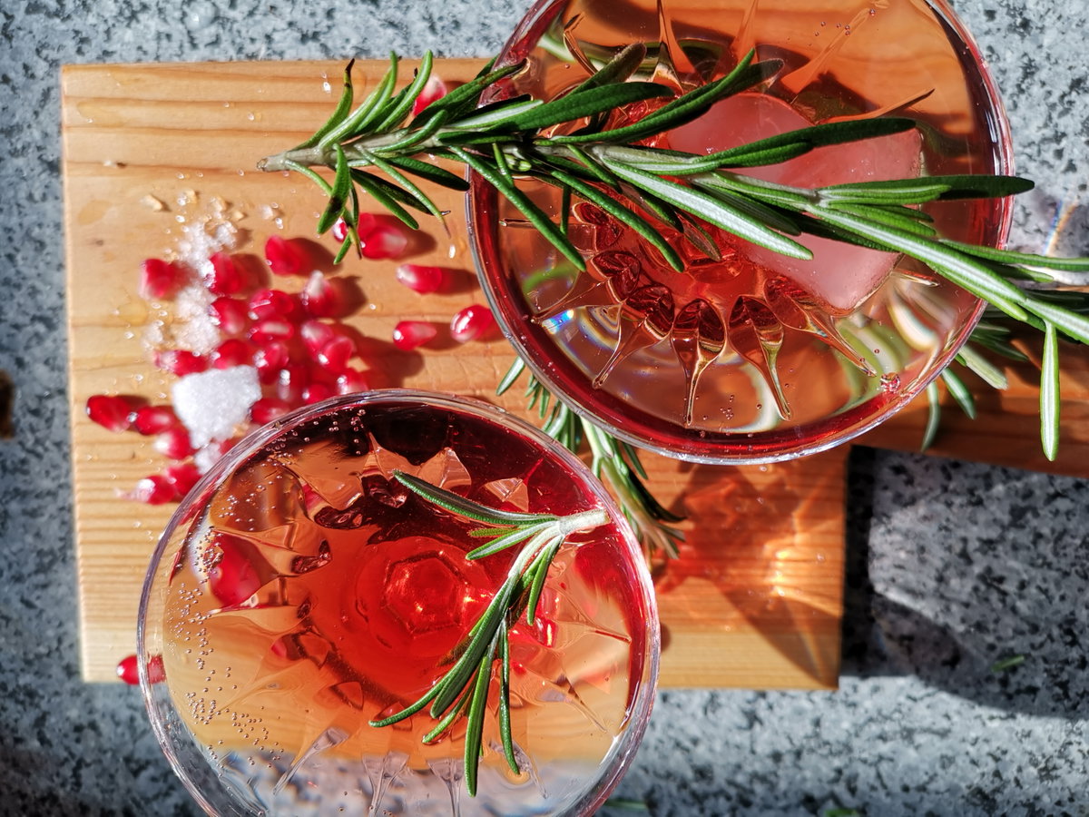 Alkoholfreier Grapefruit-Cocktail