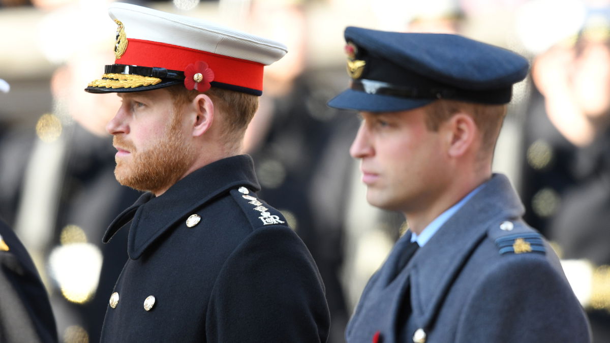 Prinz William und Prinz Harry laufen getrennt