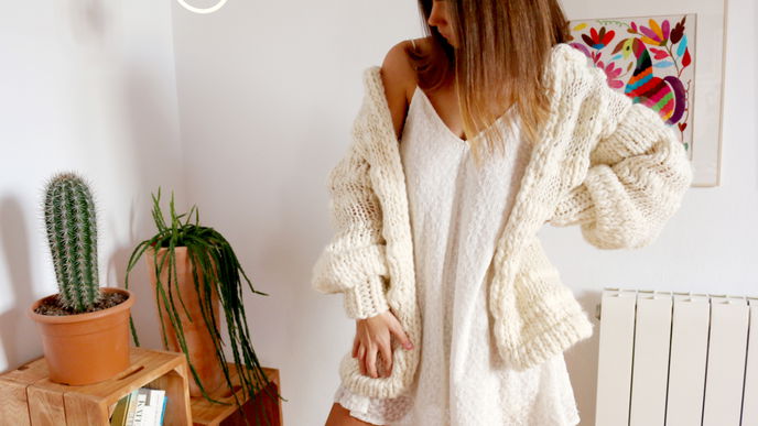 Kostenlose Strickanleitung für einen stylischen Woll-Cardigan