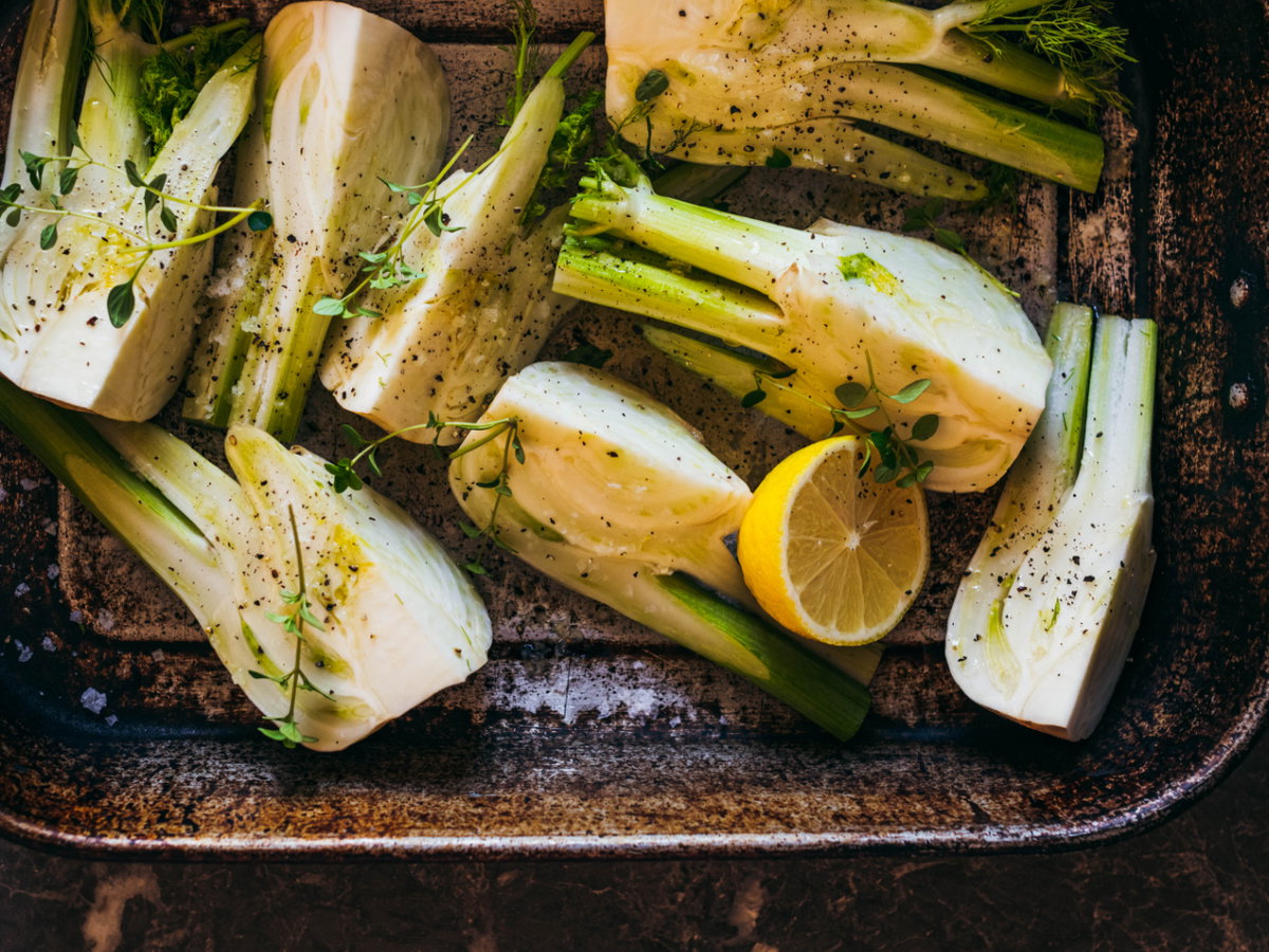 Gegrillter Fenchel