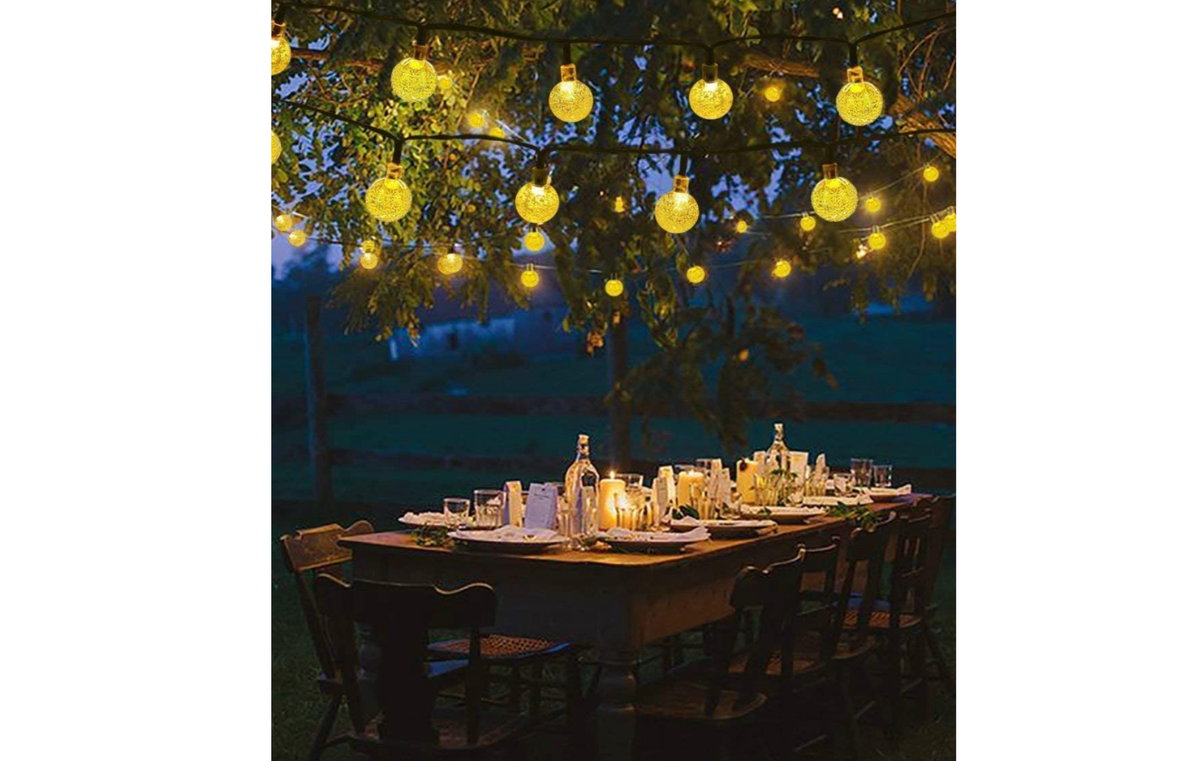 Lichterkette Garten