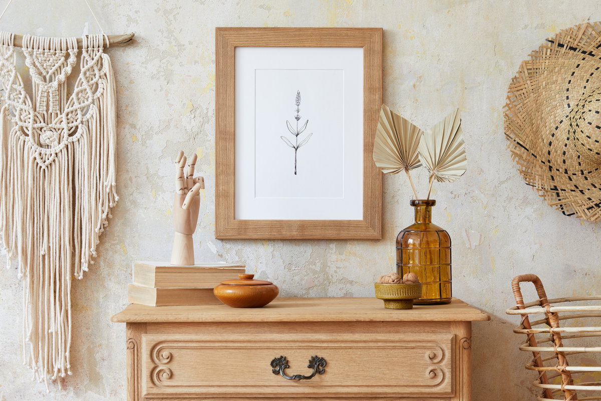 Boho-Style Raum
