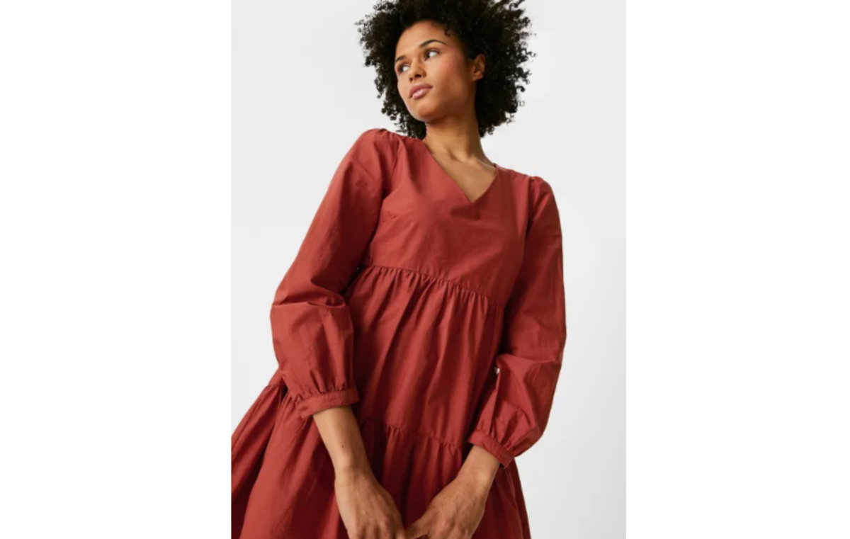 Kleid Terrakotta