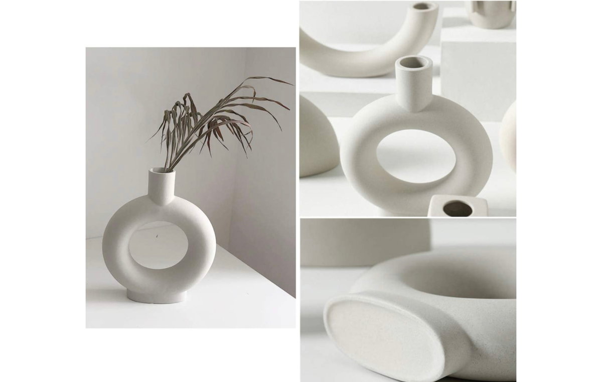 Vase abstrakt rund