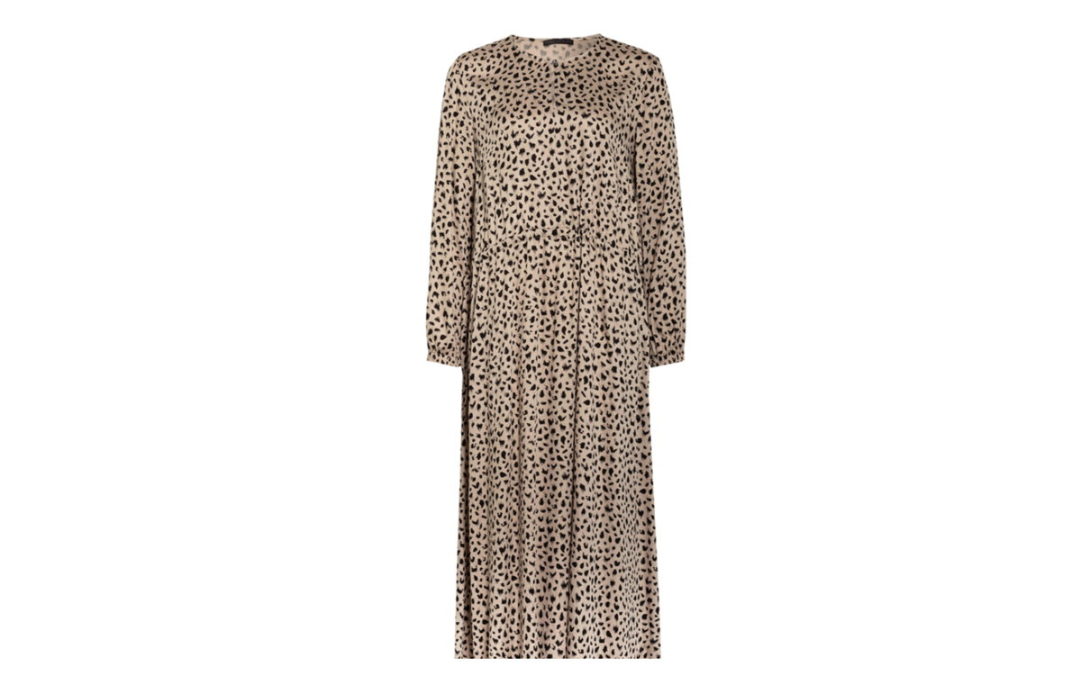 Satinkleid Animalprint