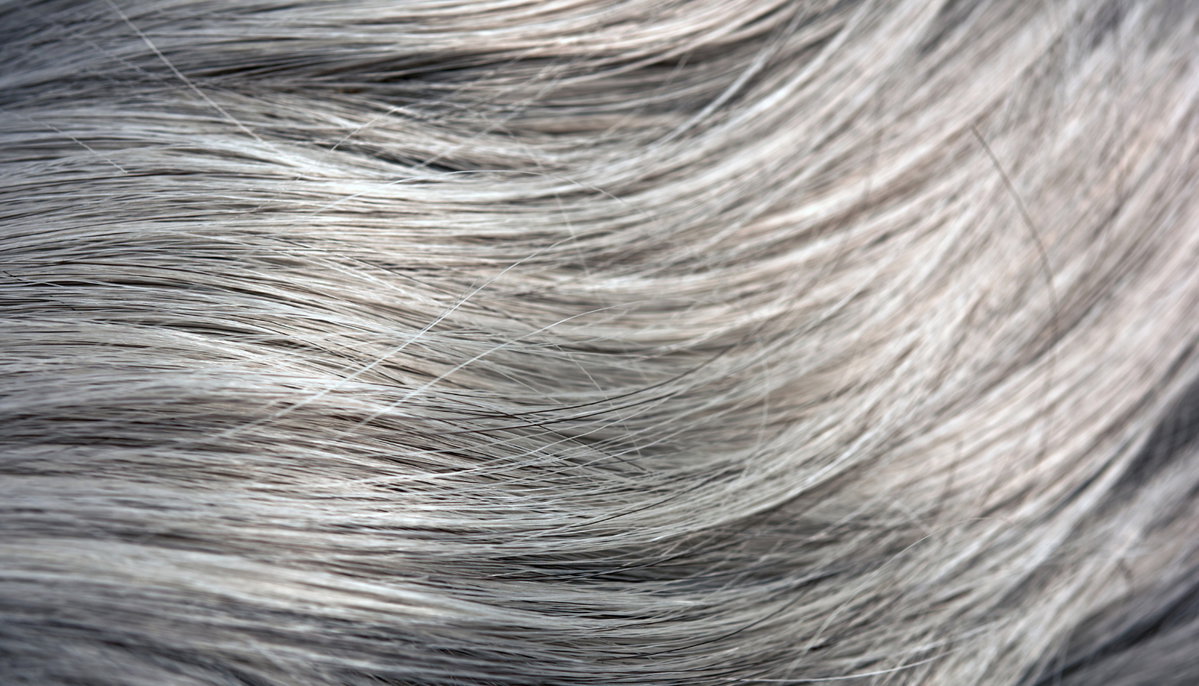 Graue Haare