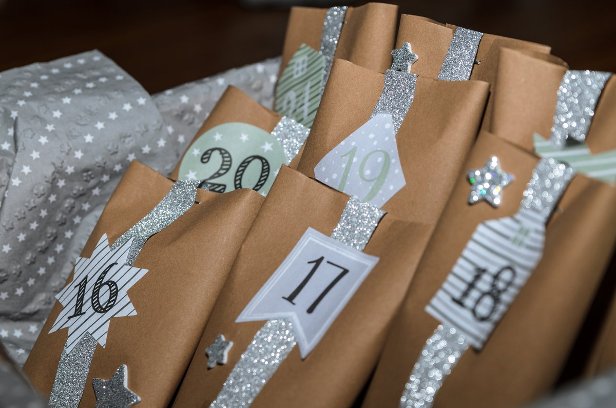 Adventskalender füllen für die Freundin