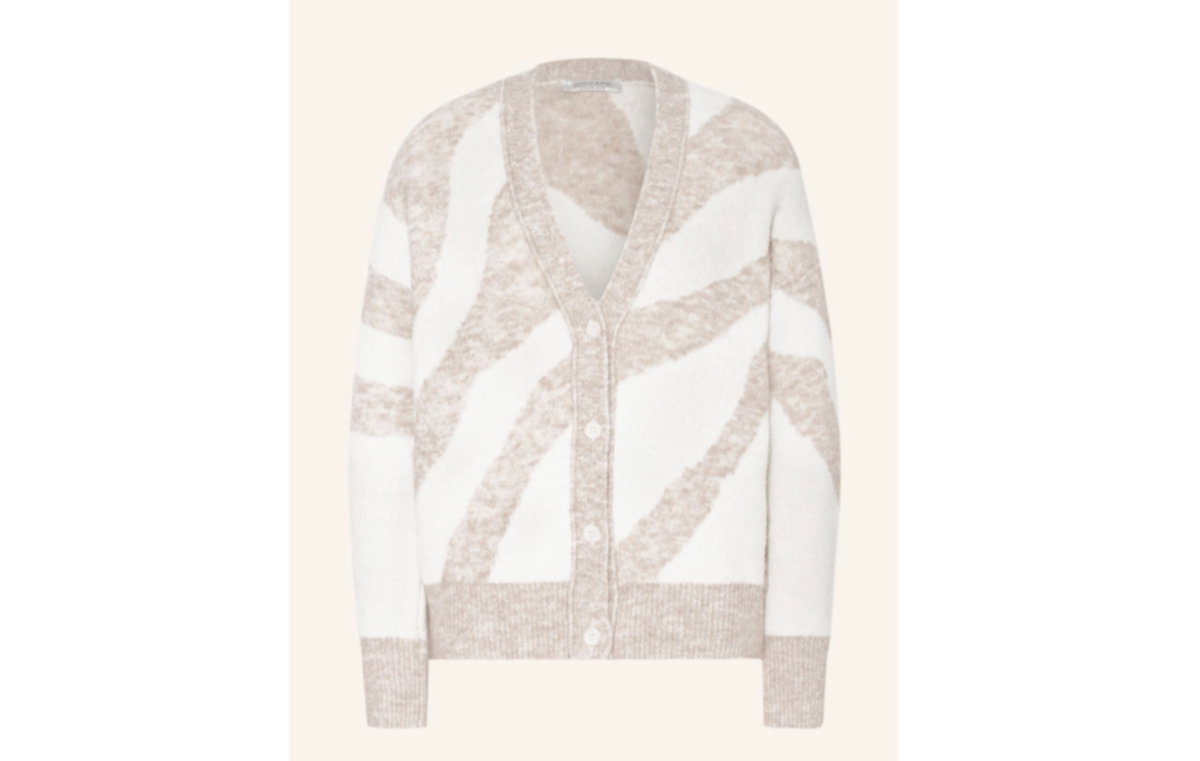 Strickjacke Zebramuster