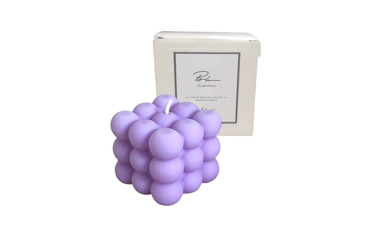 Bubble Candle lila