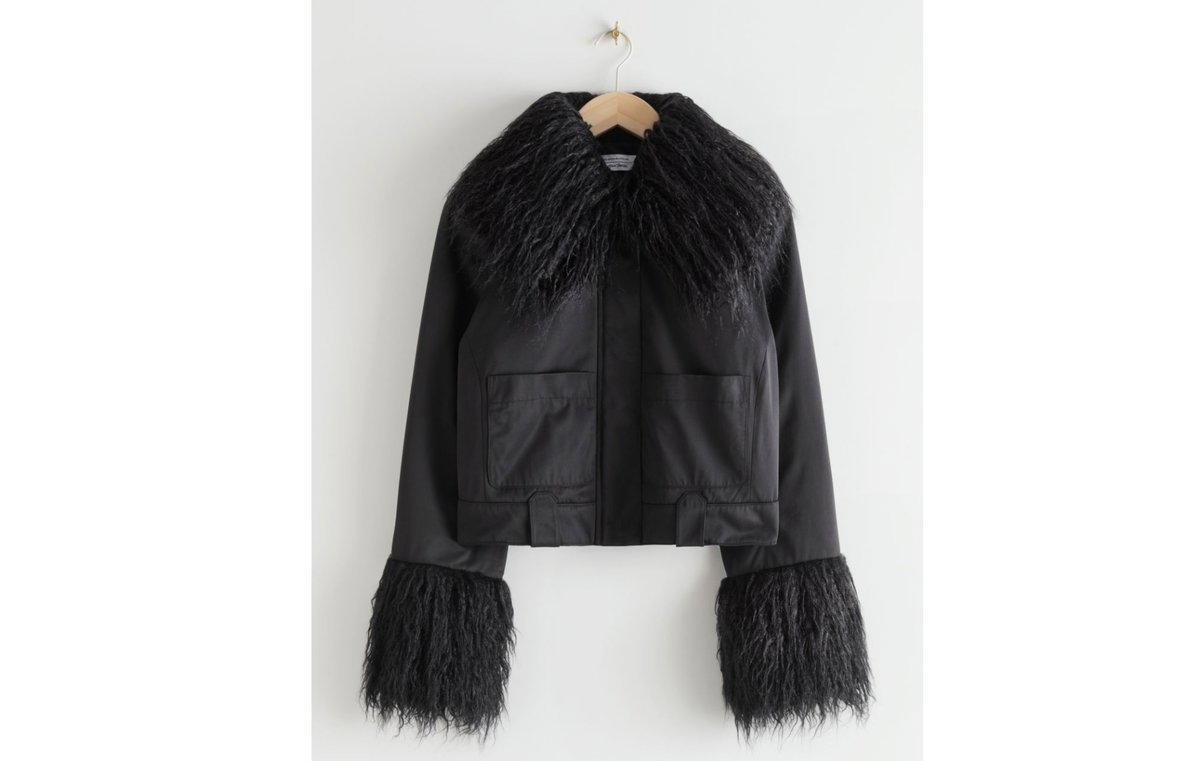 Jacke faux-fur
