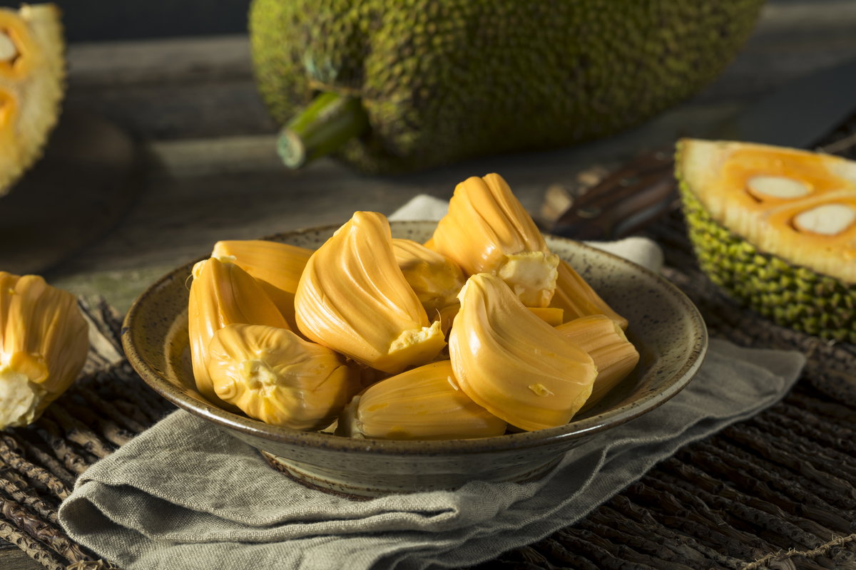 Jackfruit auf einem Teller