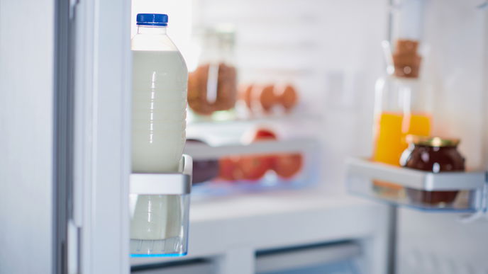 Darum sollten Sie Milch NIE in die Kühlschranktür stellen