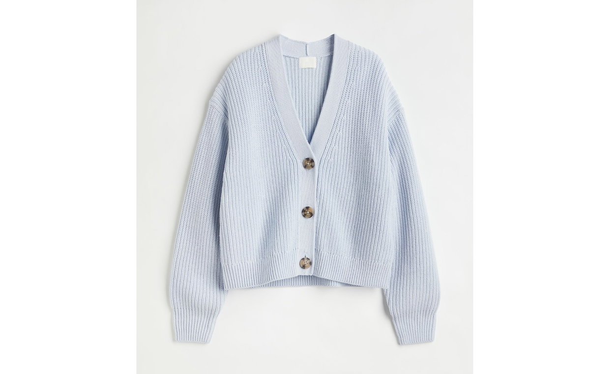 Cardigan blau