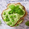 Schnelles Rezept für Erbsentoast mit Ei