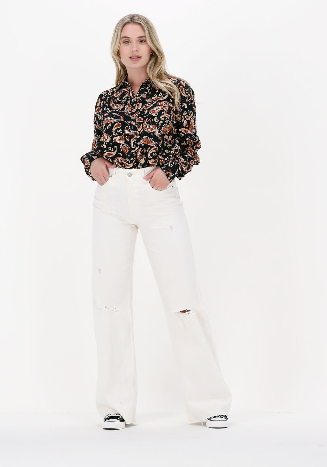 Bluse mit Paisley-Muster
