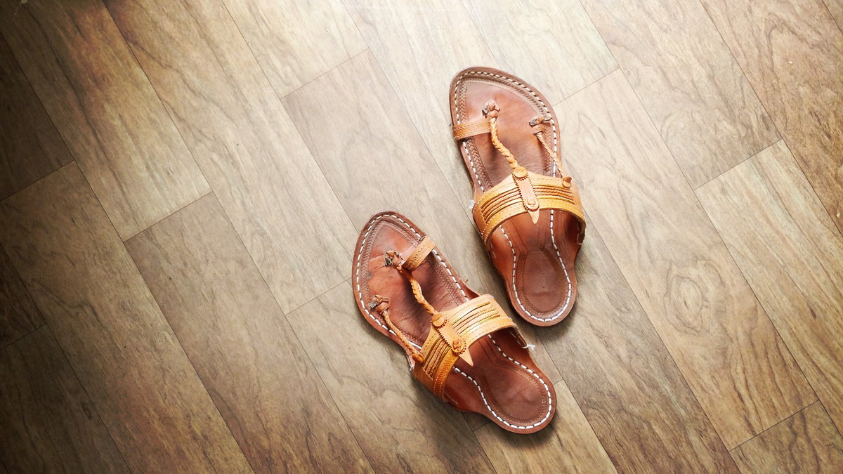 Sandalen reinigen