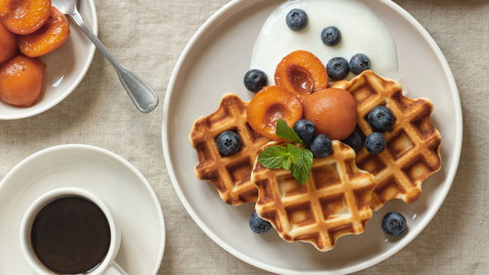 Schnelles Rezept für Waffeln ohne Ei