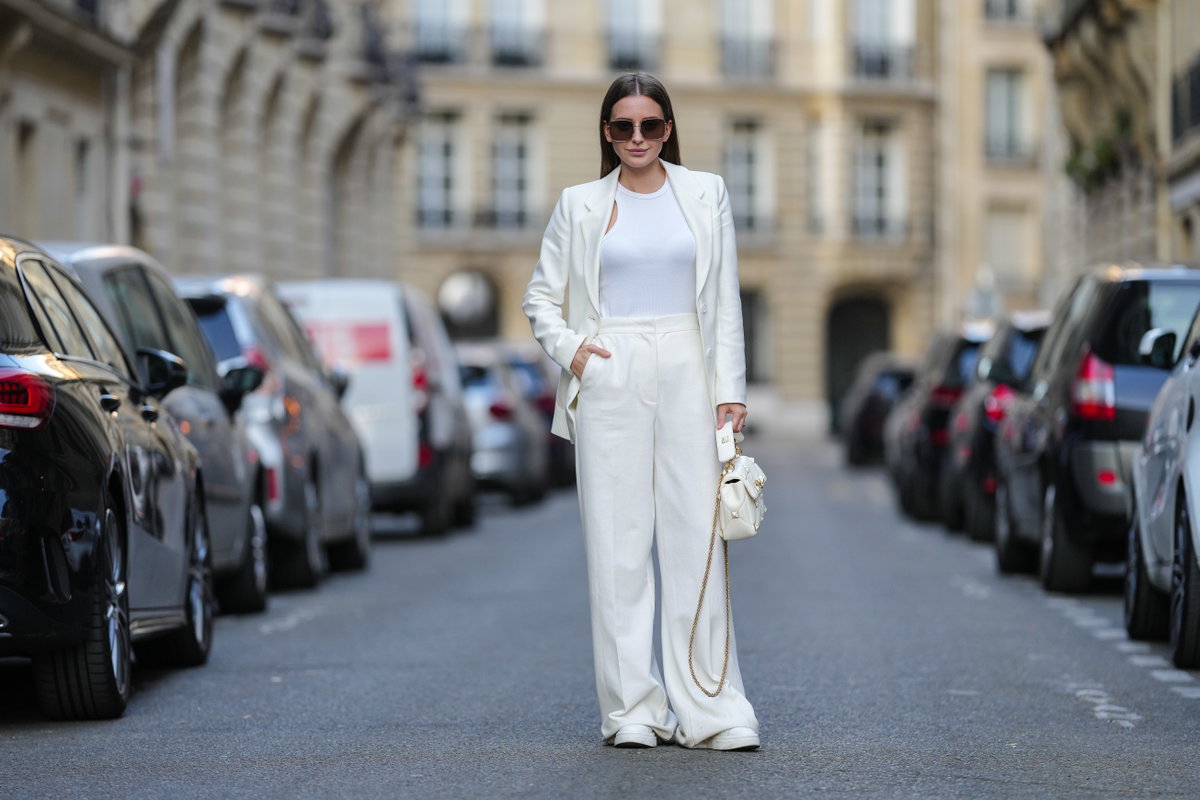 Outfit in Weiß