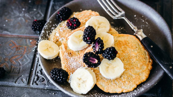 Haferflocken: Rezept für Pfannkuchen mit Früchten