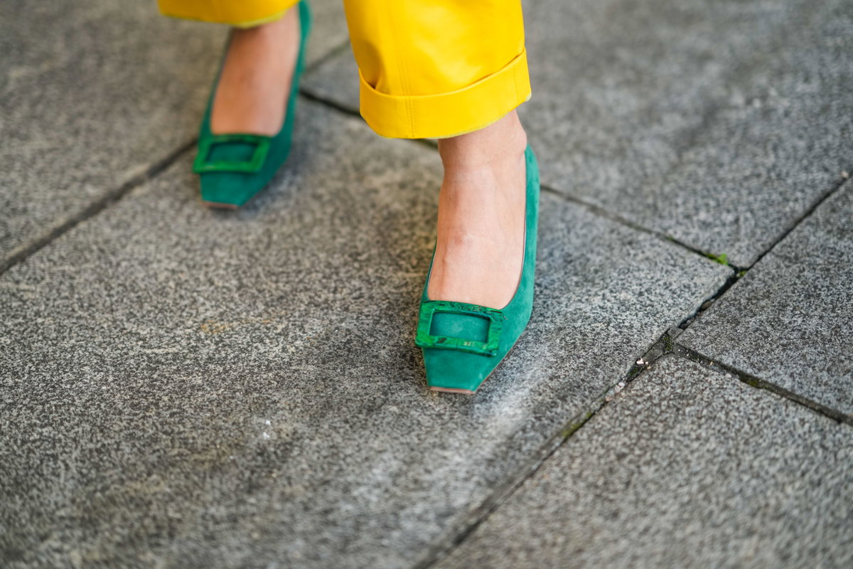 Square Toe Ballerinas