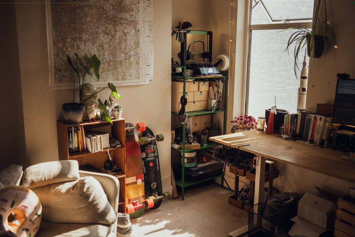 Wohnung aufräumen