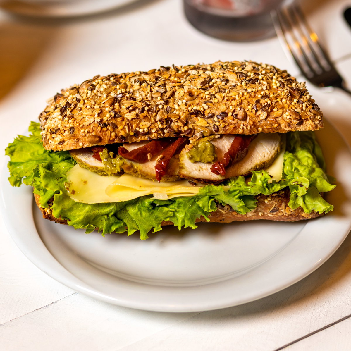 Belegtes Brötchen