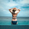 Maritime Bikinis sind DER Klassiker am Strand