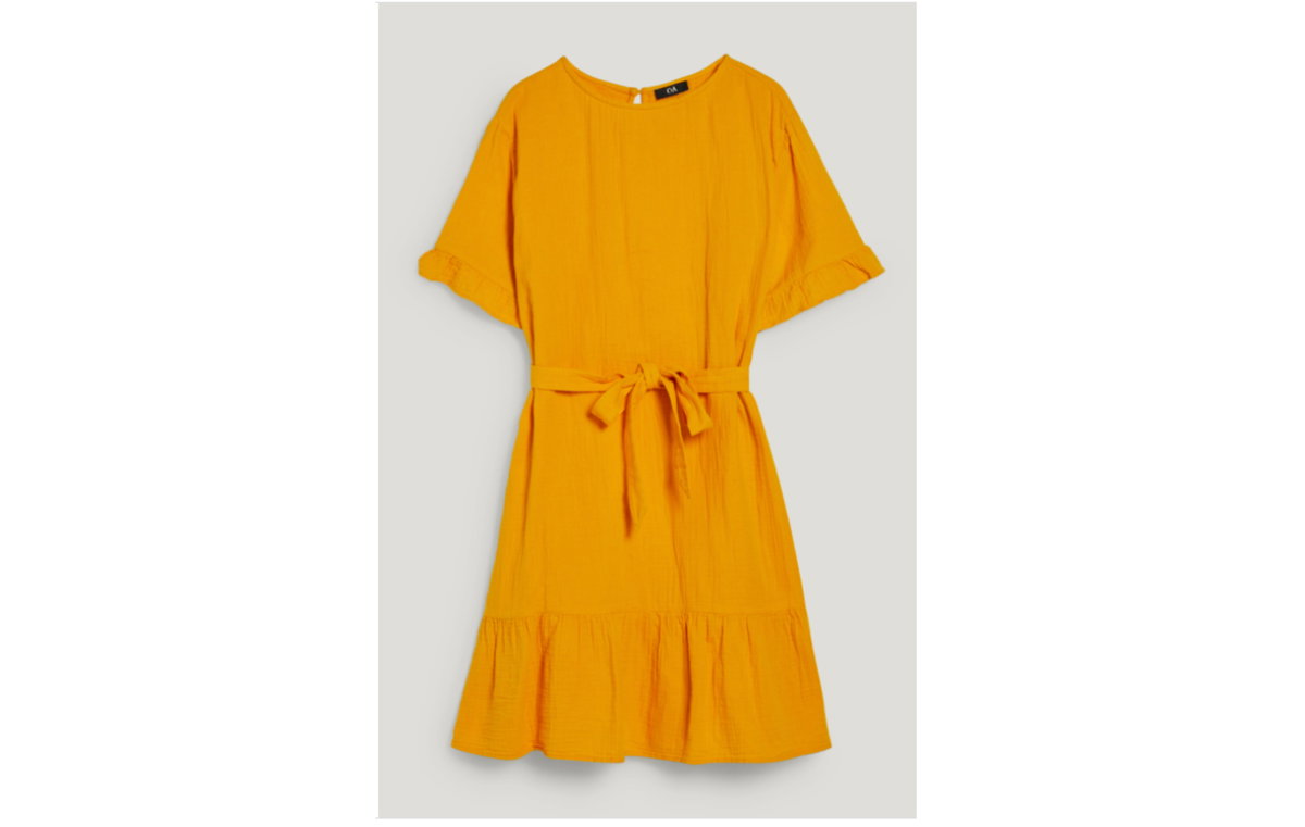Kleid orange