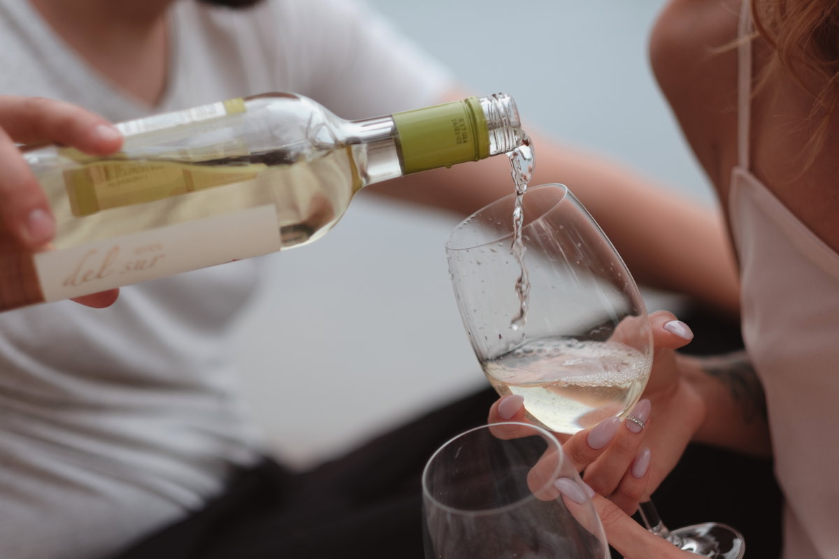 Wein trinken