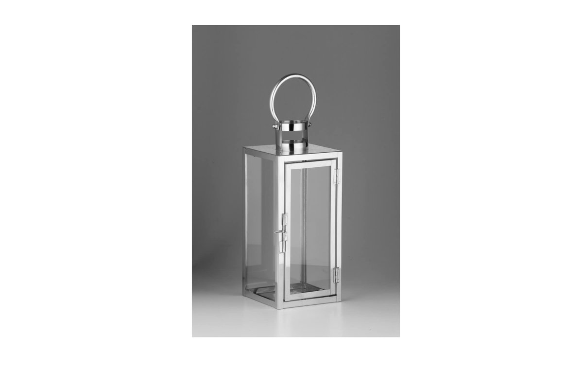Windlicht in Silber