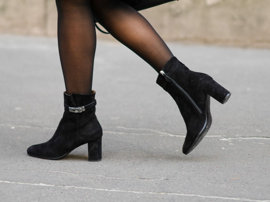 Stiefeletten mit Blockabsatz