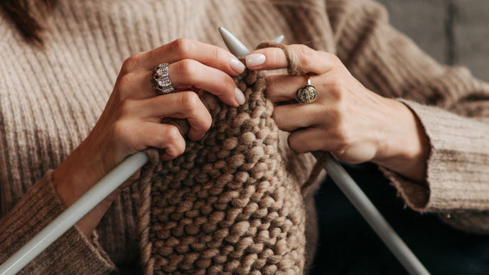 Rechte und linke Maschen stricken für Anfänger